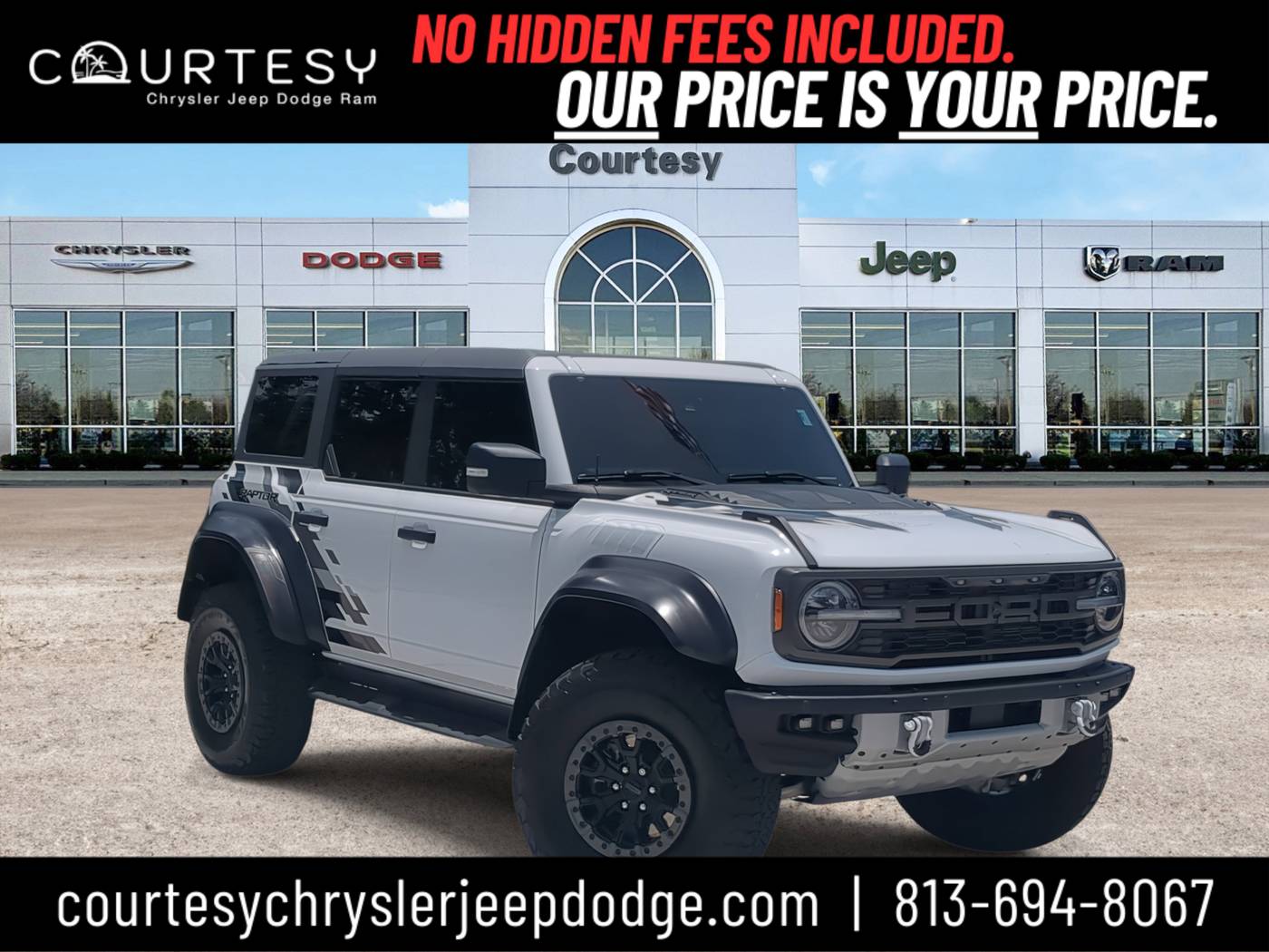 2023 Ford Bronco Raptor — SUV — 19,645 mi — Tampa, FL