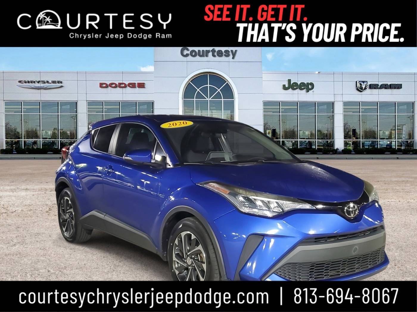 2020 Toyota C-HR LE — SUV — 25,564 mi — Tampa, FL
