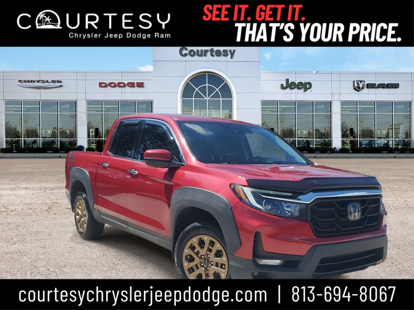 2022 Honda Ridgeline RTL-E — Pickup Truck — 90,799 mi — Tampa, FL