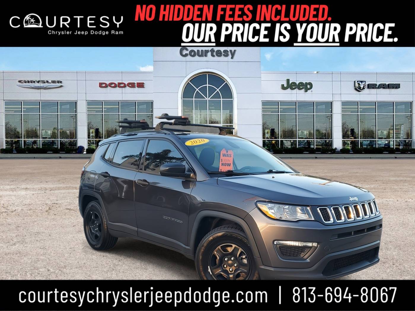 2020 Jeep Compass Sport — SUV — 64,816 mi — Tampa, FL
