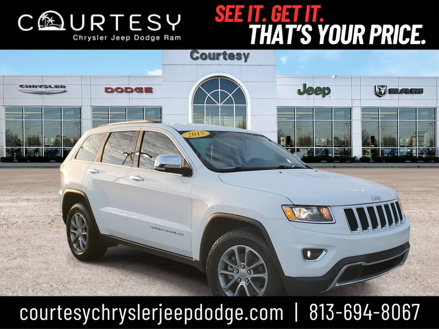 2015 Jeep Grand Cherokee Limited — SUV — 81,639 mi — Tampa, FL