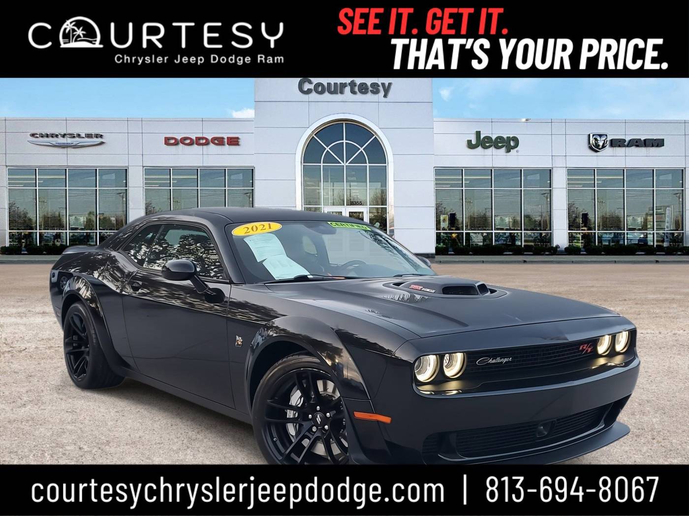 2021 Dodge Challenger R/T Scat Pack Widebody — Coupe — 44,594 mi — Tampa, FL