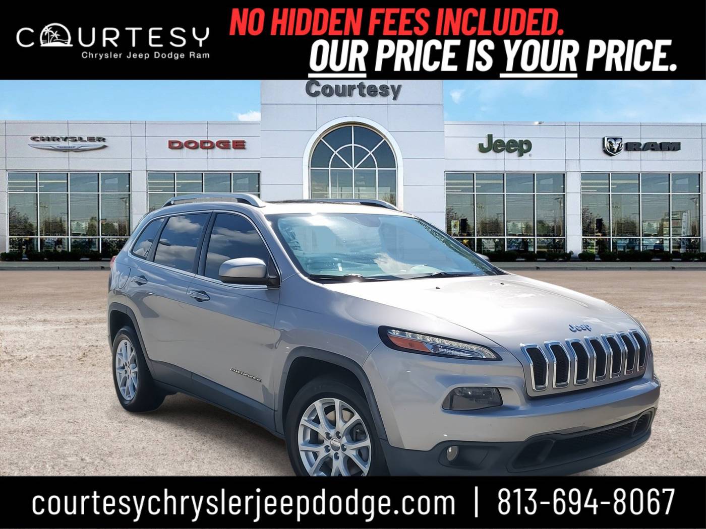 2018 Jeep Cherokee Latitude Plus — SUV — 66,100 mi — Tampa, FL