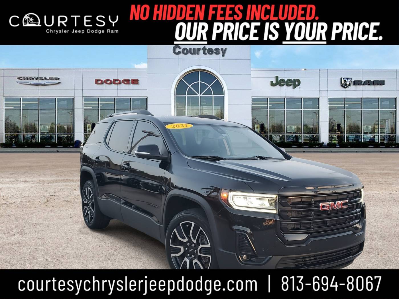 2021 GMC Acadia SLT — SUV — 66,986 mi — Tampa, FL