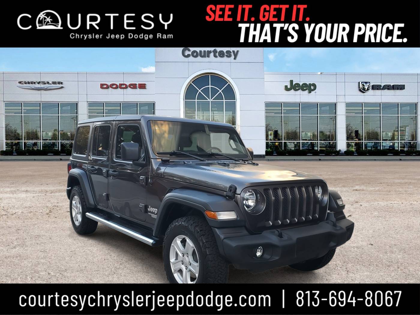2020 Jeep Wrangler Sport — SUV — 46,889 mi — Tampa, FL