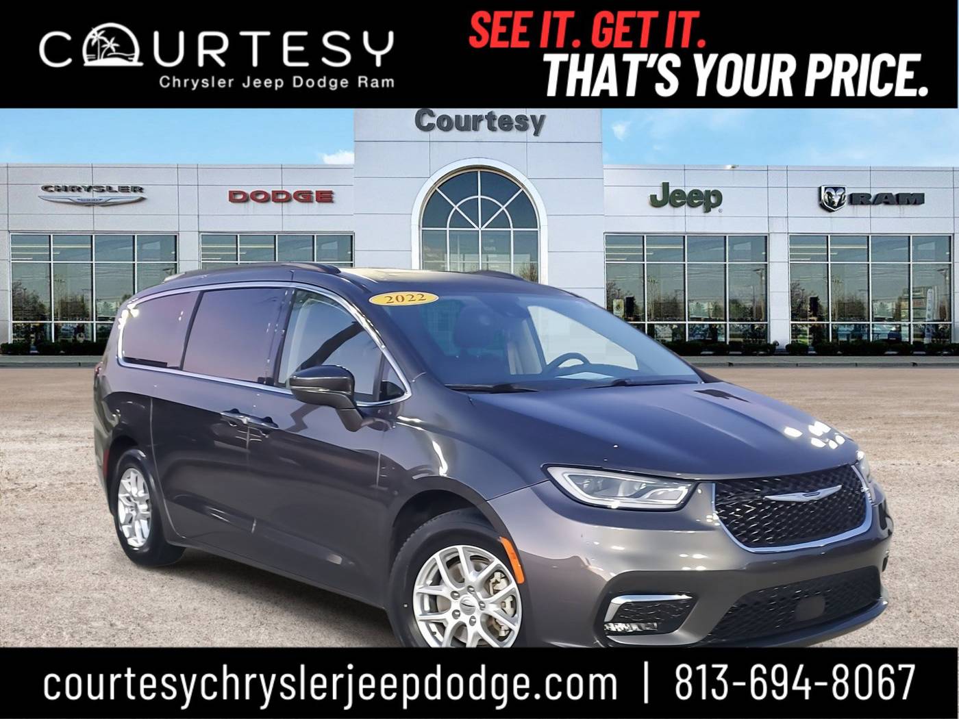 2022 Chrysler Pacifica Touring L — Minivan — 23,472 mi — Tampa, FL
