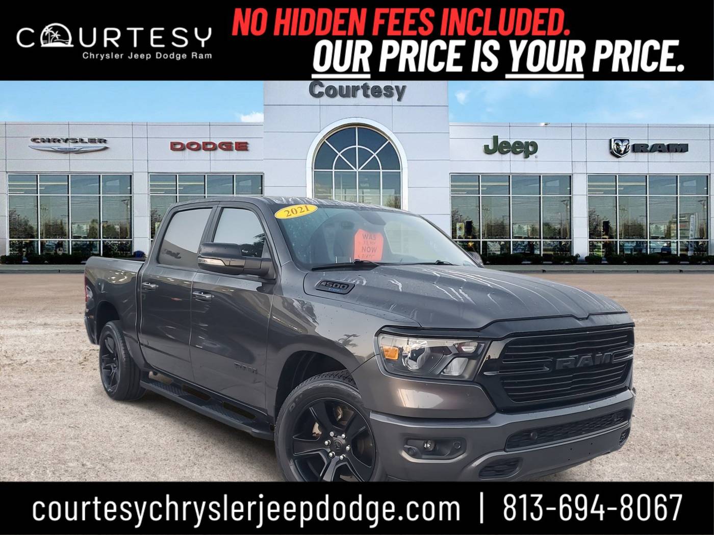 2021 Ram 1500 Big Horn — Pickup Truck — 77,500 mi — Tampa, FL