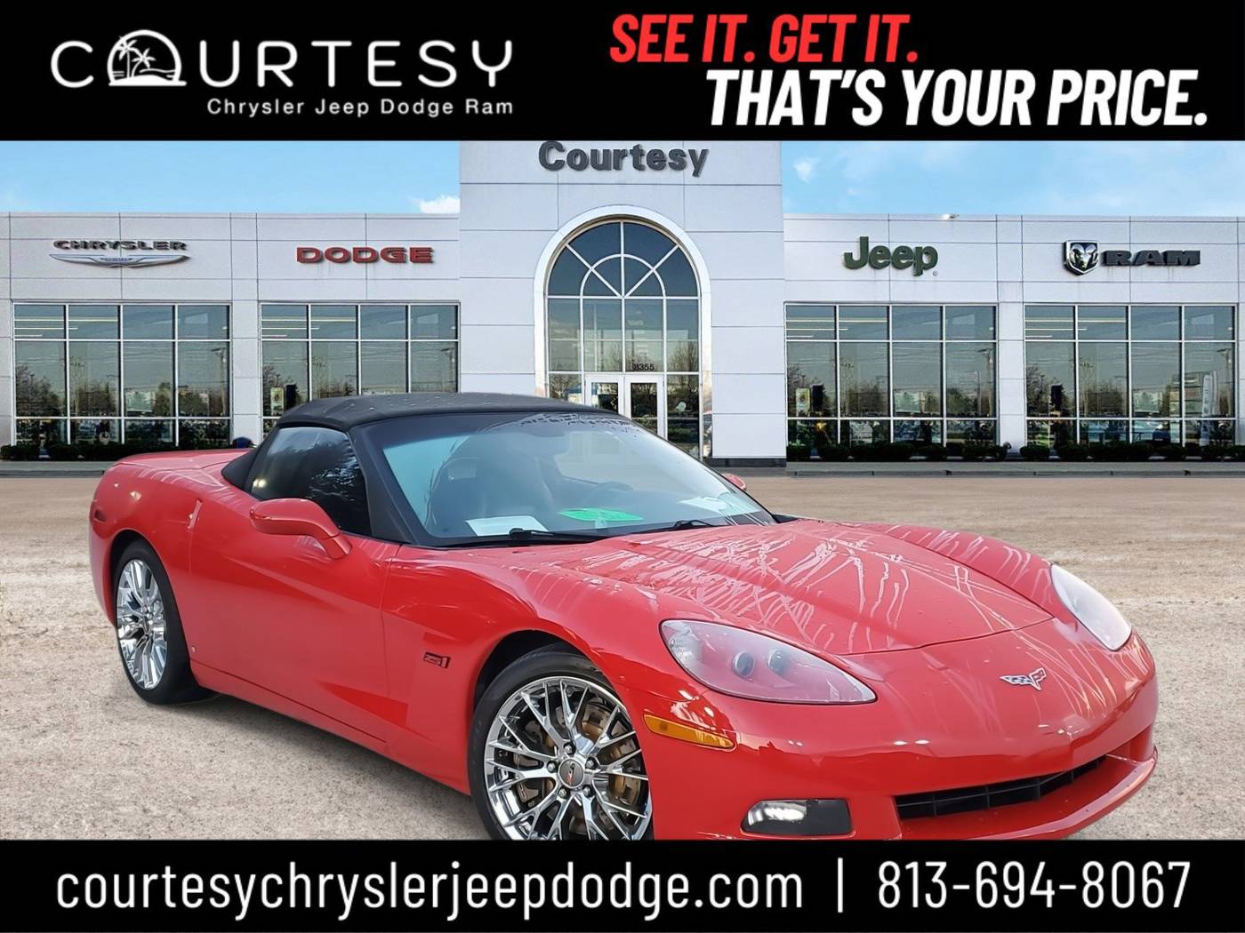 2007 Chevrolet Corvette Base — Convertible — 22,780 mi — Tampa, FL