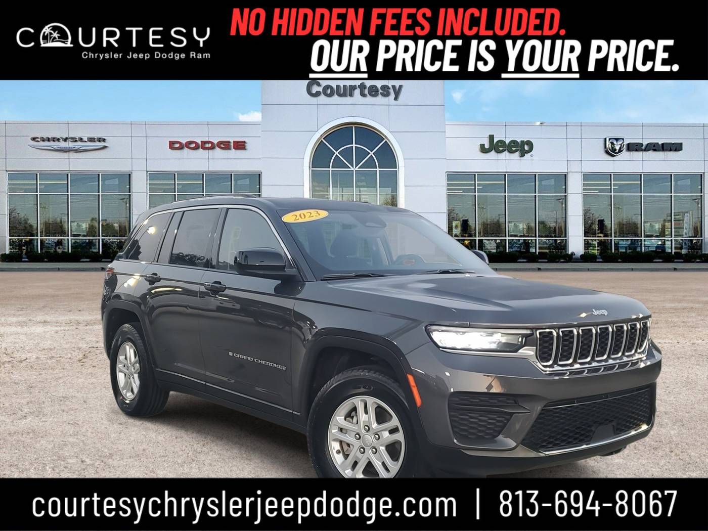 2023 Jeep Grand Cherokee Laredo — SUV — 43,281 mi — Tampa, FL