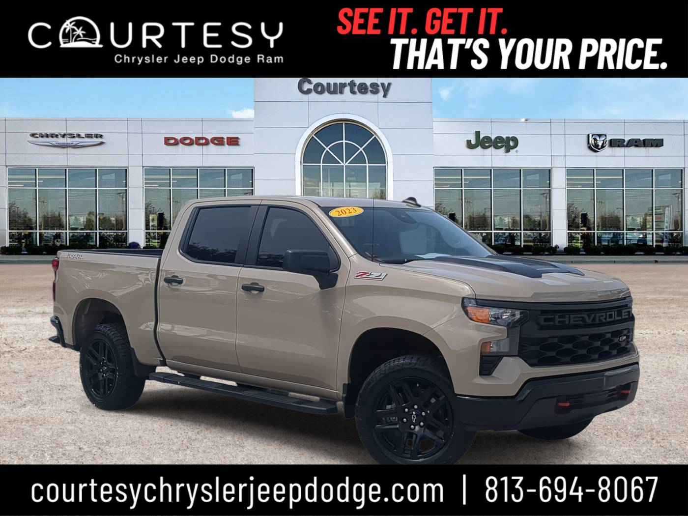 2023 Chevrolet Silverado 1500 Custom Trail Boss — Pickup Truck — 47,500 mi — Tampa, FL