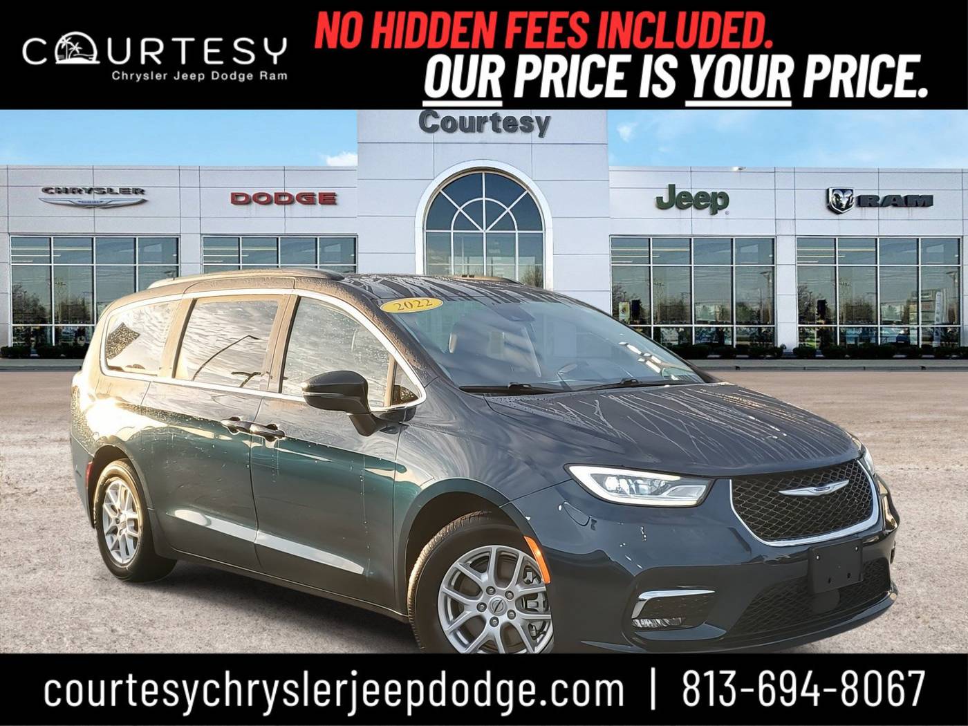 2022 Chrysler Pacifica Touring L — Minivan — 53,609 mi — Tampa, FL