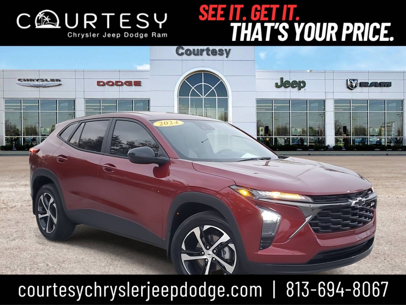 2024 Chevrolet Trax 1RS — SUV — 3,383 mi — Tampa, FL