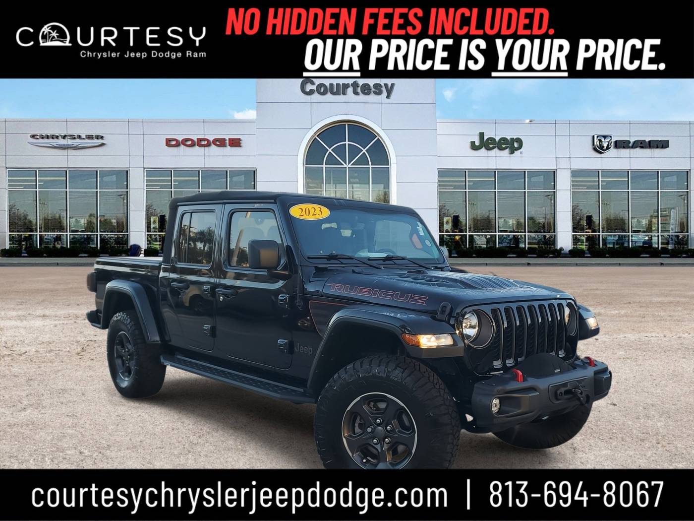 2023 Jeep Gladiator Rubicon — Pickup Truck — 8,091 mi — Tampa, FL