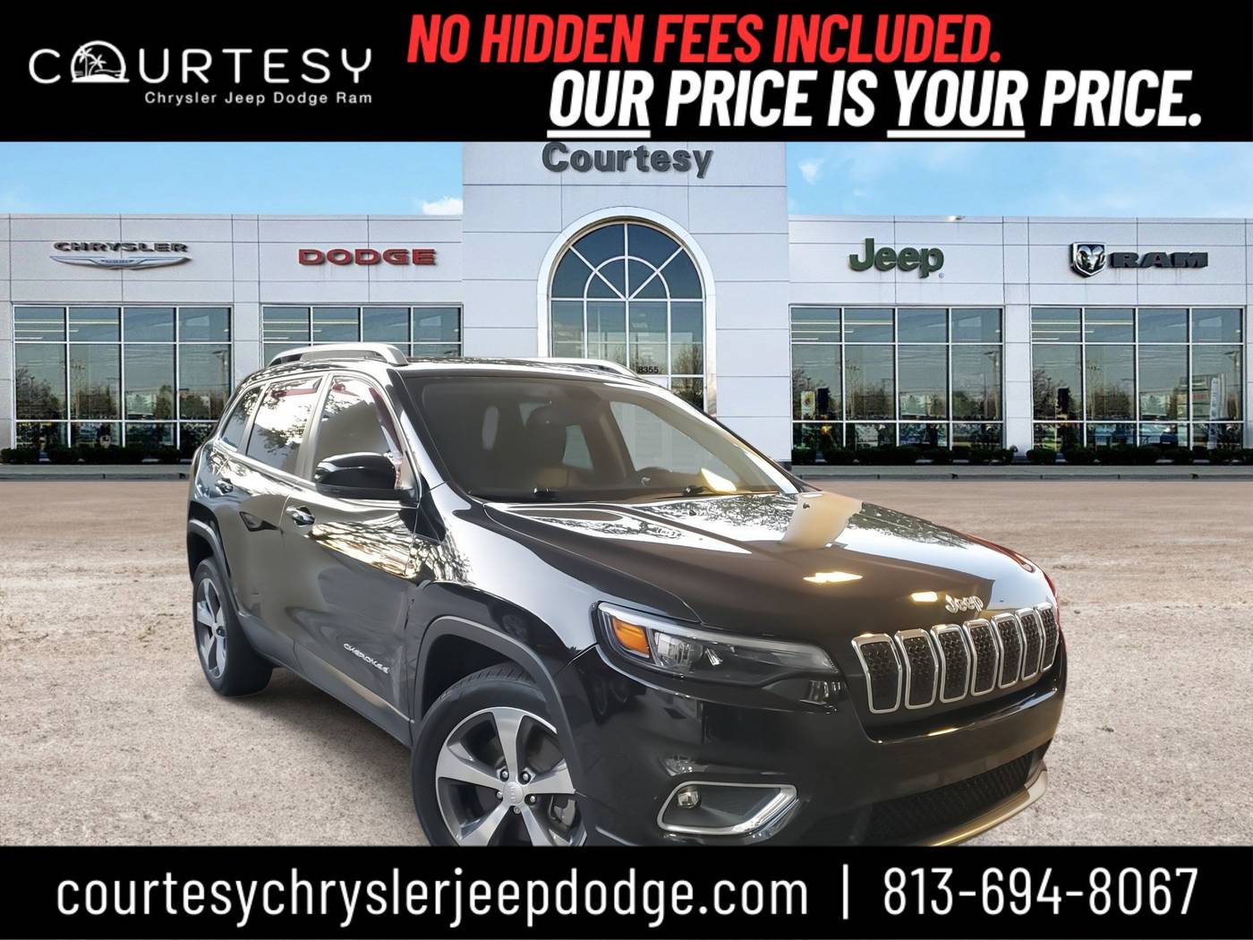 2020 Jeep Cherokee Limited — SUV — 52,493 mi — Tampa, FL