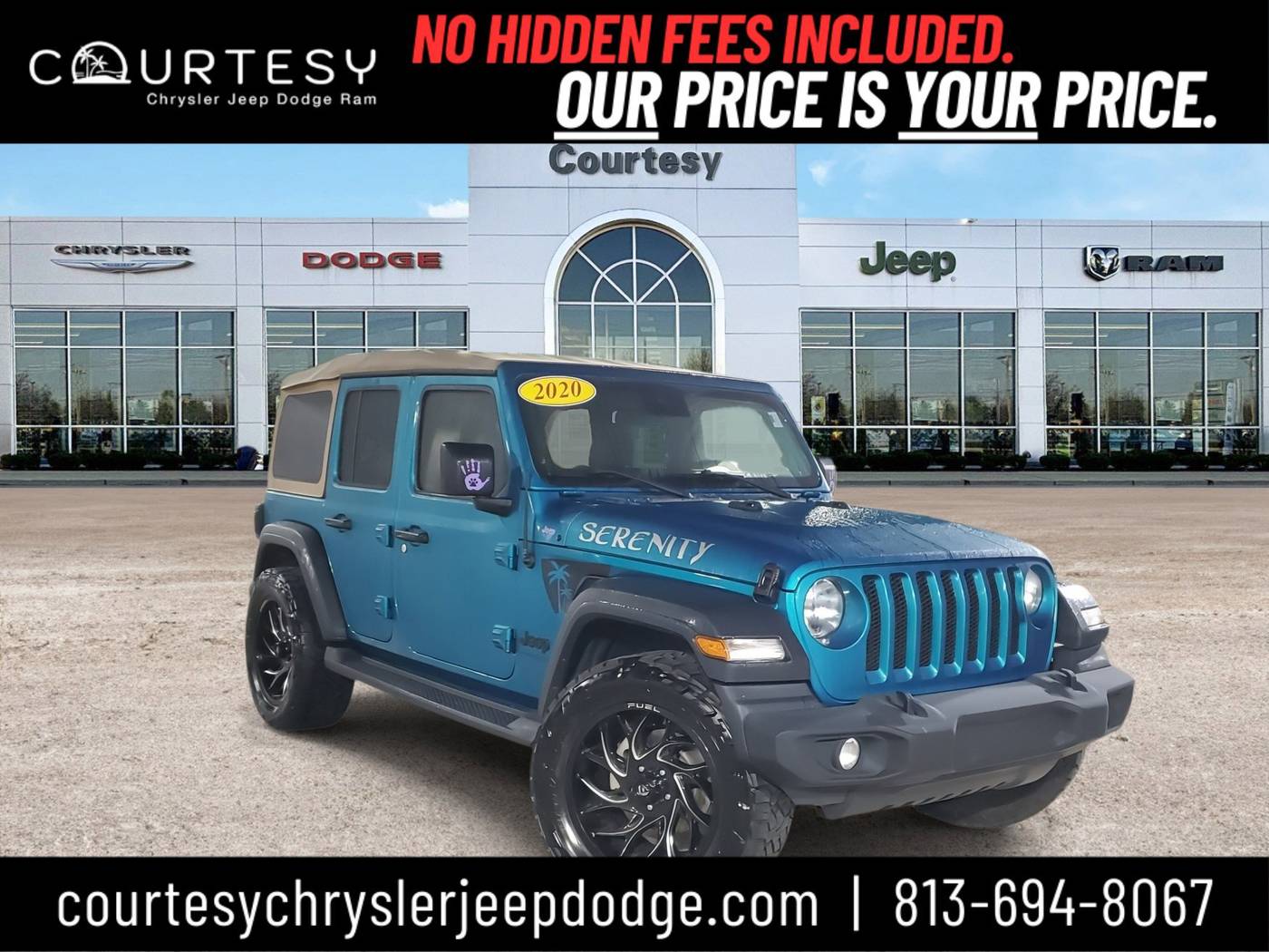 2020 Jeep Wrangler Black and Tan — SUV — 35,619 mi — Tampa, FL