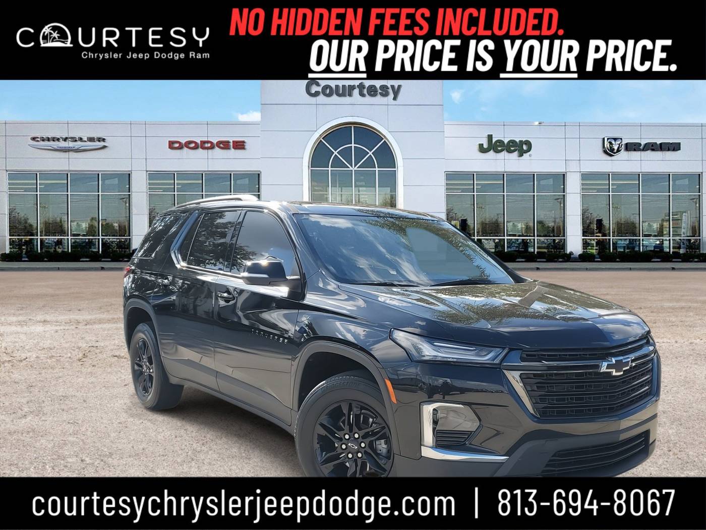 2022 Chevrolet Traverse LT Leather — SUV — 52,748 mi — Tampa, FL