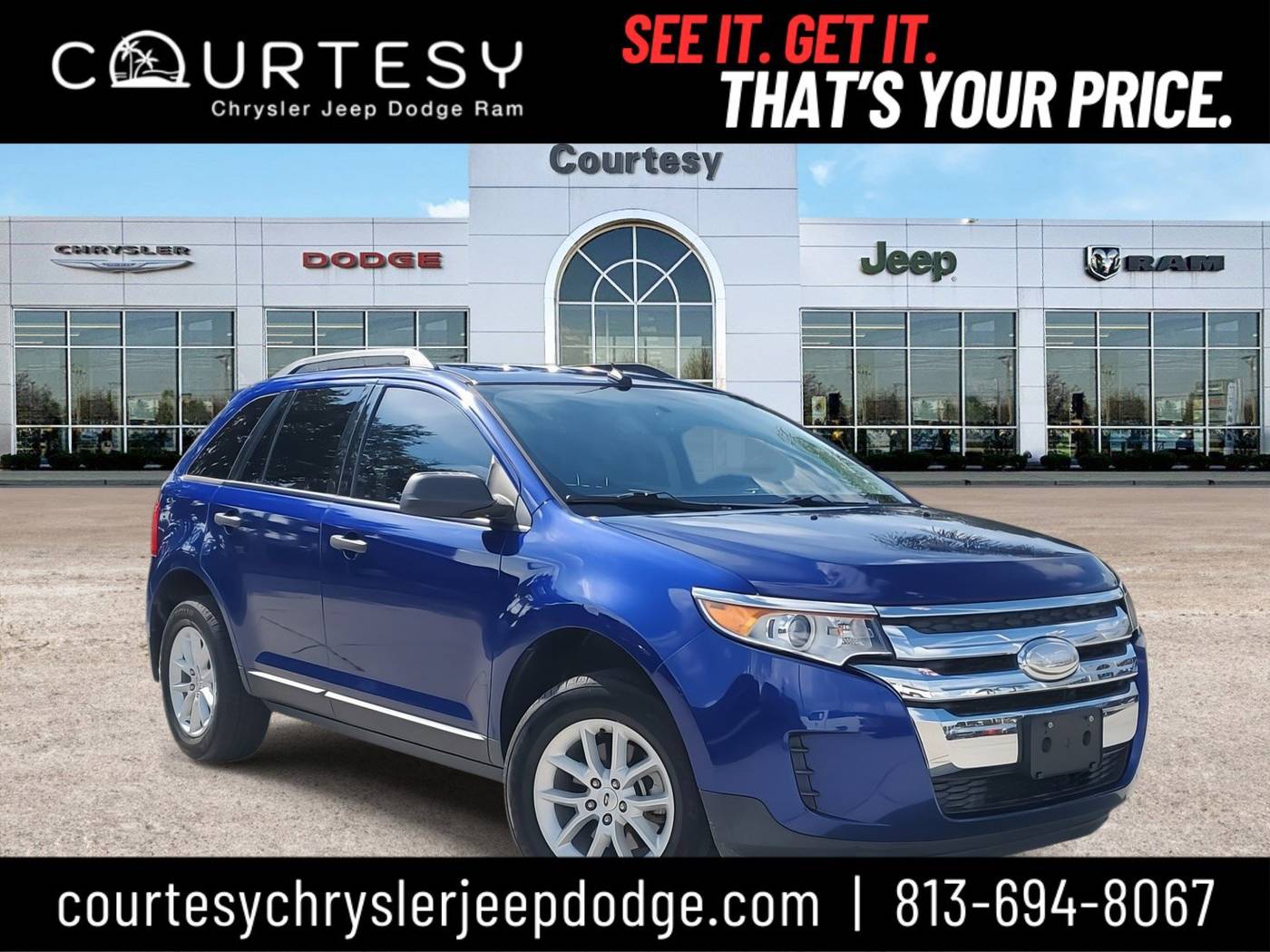 2013 Ford Edge SE — SUV — 63,781 mi — Tampa, FL