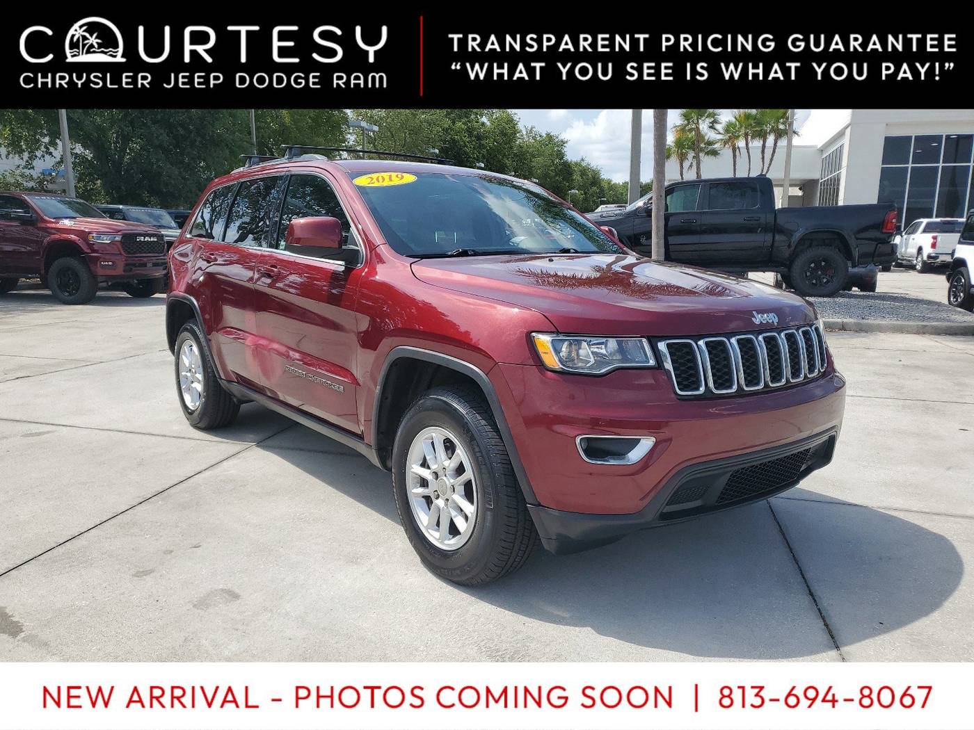 2019 Jeep Grand Cherokee Laredo E — SUV — 92,290 mi — Tampa, FL