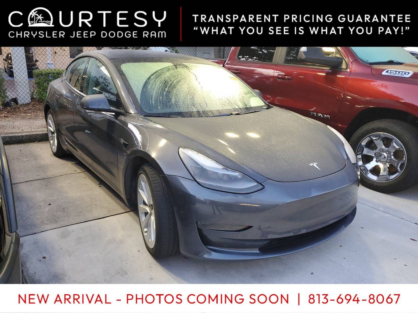 2021 Tesla Model 3 Standard Range Plus — Sedan — 63,033 mi — Tampa, FL