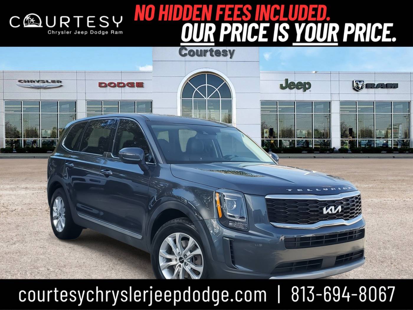 2022 Kia Telluride LX — SUV — 71,873 mi — Tampa, FL