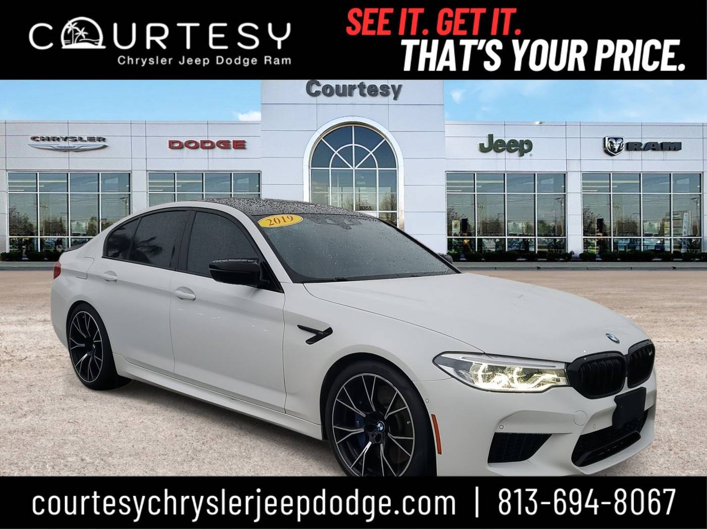 2019 BMW M5 Competition — Sedan — 55,262 mi — Tampa, FL