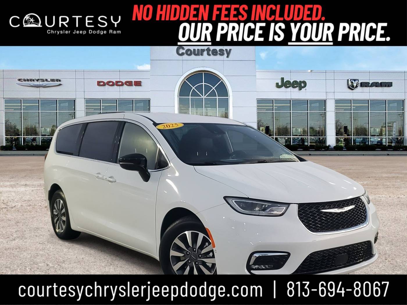 2025 Chrysler Pacifica Hybrid Select — Minivan — 12,596 mi — Tampa, FL