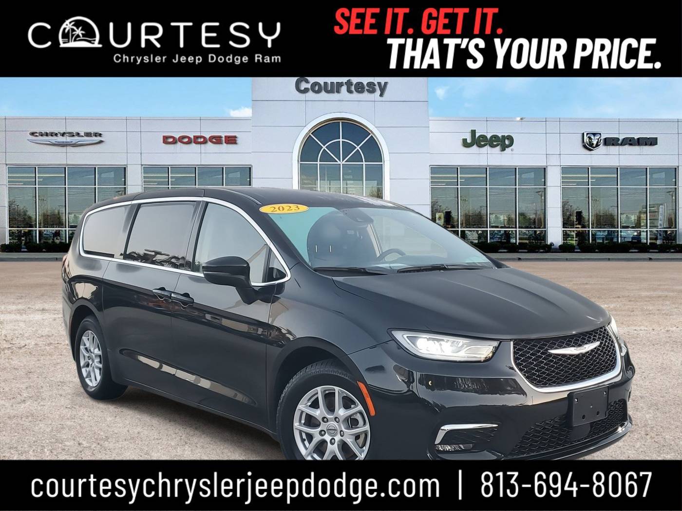 2023 Chrysler Pacifica Touring L — Minivan — 62,455 mi — Tampa, FL