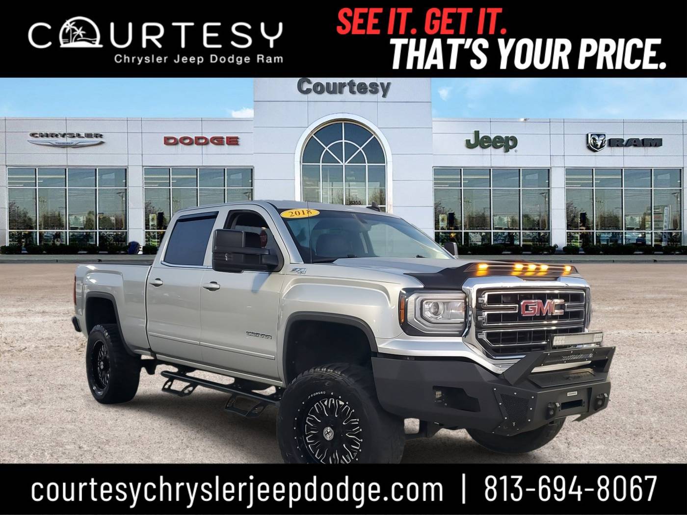 2018 GMC Sierra 1500 SLE — Pickup Truck — 77,658 mi — Tampa, FL