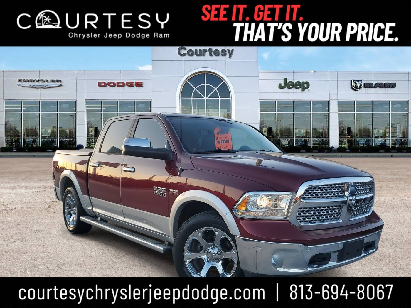 2017 Ram 1500 Laramie — Pickup Truck — 83,231 mi — Tampa, FL
