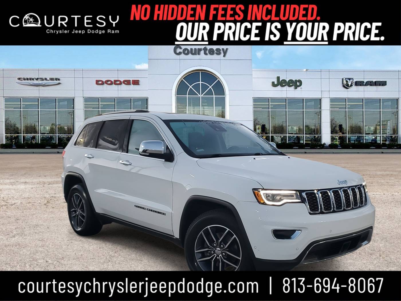 2017 Jeep Grand Cherokee Limited — SUV — 75,830 mi — Tampa, FL