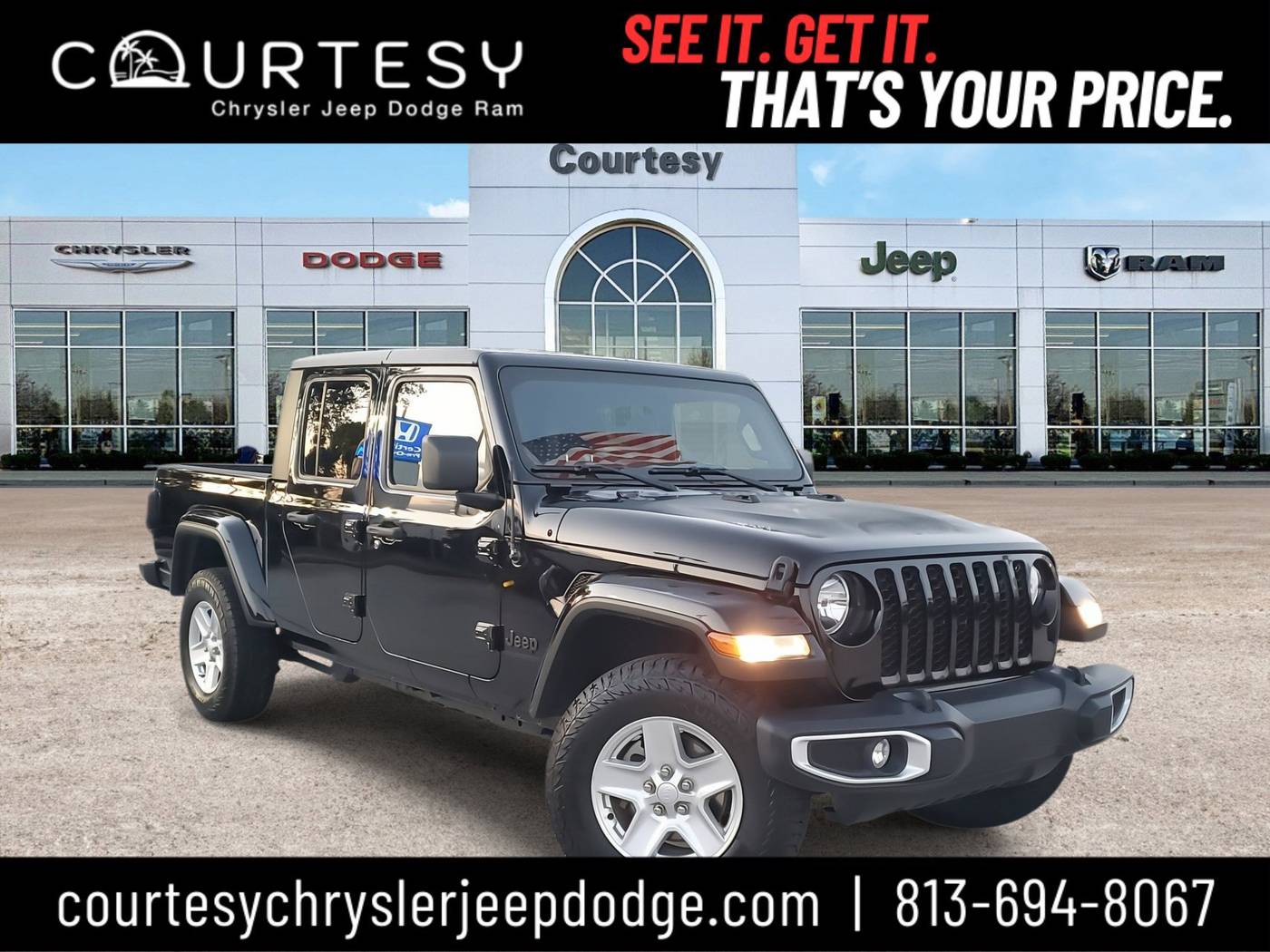2021 Jeep Gladiator Sport S — Pickup Truck — 62,646 mi — Tampa, FL