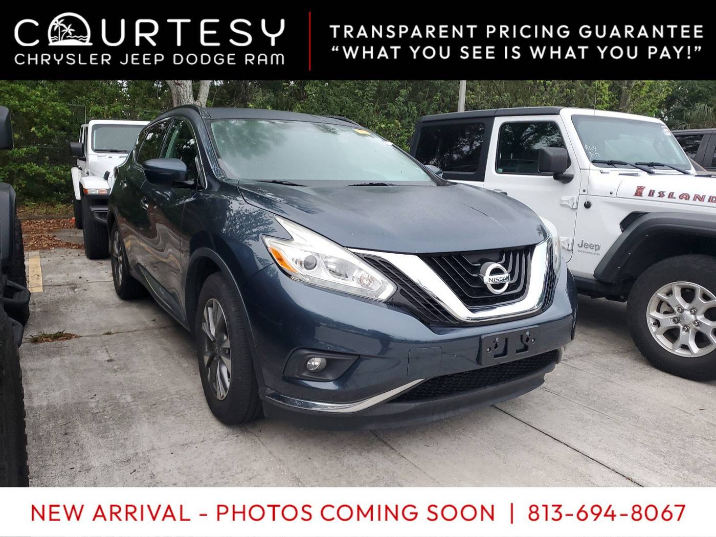 2017 Nissan Murano SV — SUV — 74,576 mi — Tampa, FL