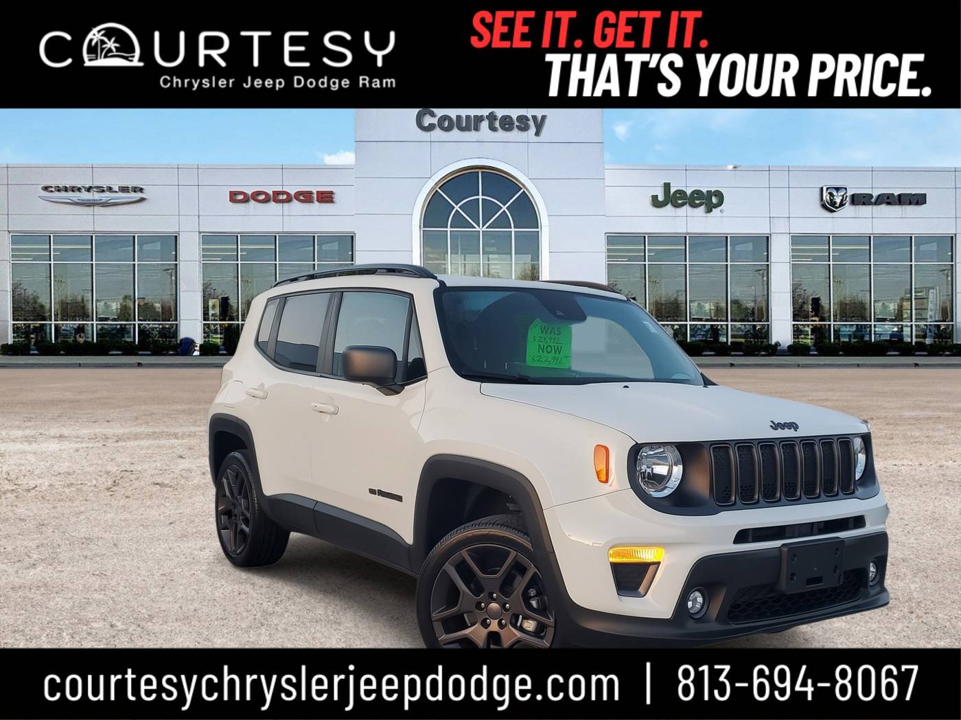 2021 Jeep Renegade 80th Edition — SUV — 20,105 mi — Tampa, FL