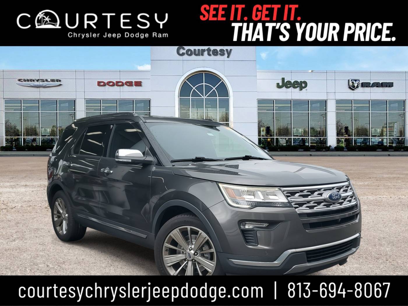 2019 Ford Explorer Limited — SUV — 102,875 mi — Tampa, FL