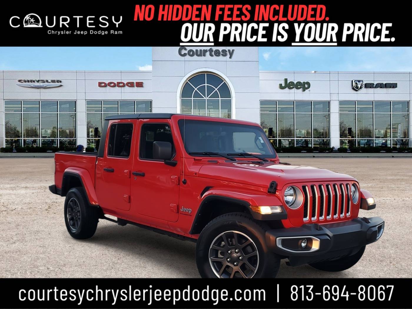 2023 Jeep Gladiator Overland — Pickup Truck — 51,419 mi — Tampa, FL