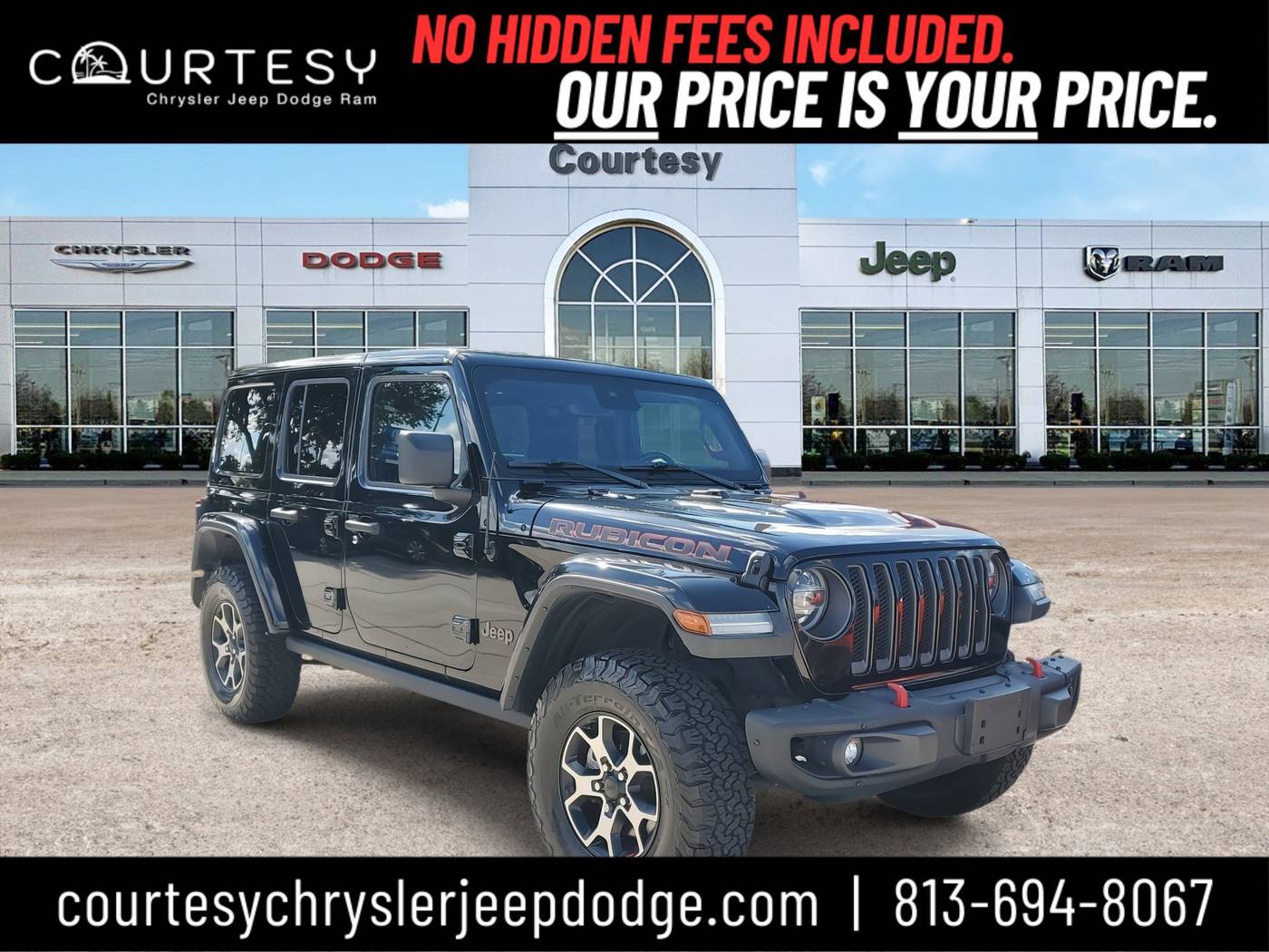 2019 Jeep Wrangler Rubicon — SUV — 69,614 mi — Tampa, FL