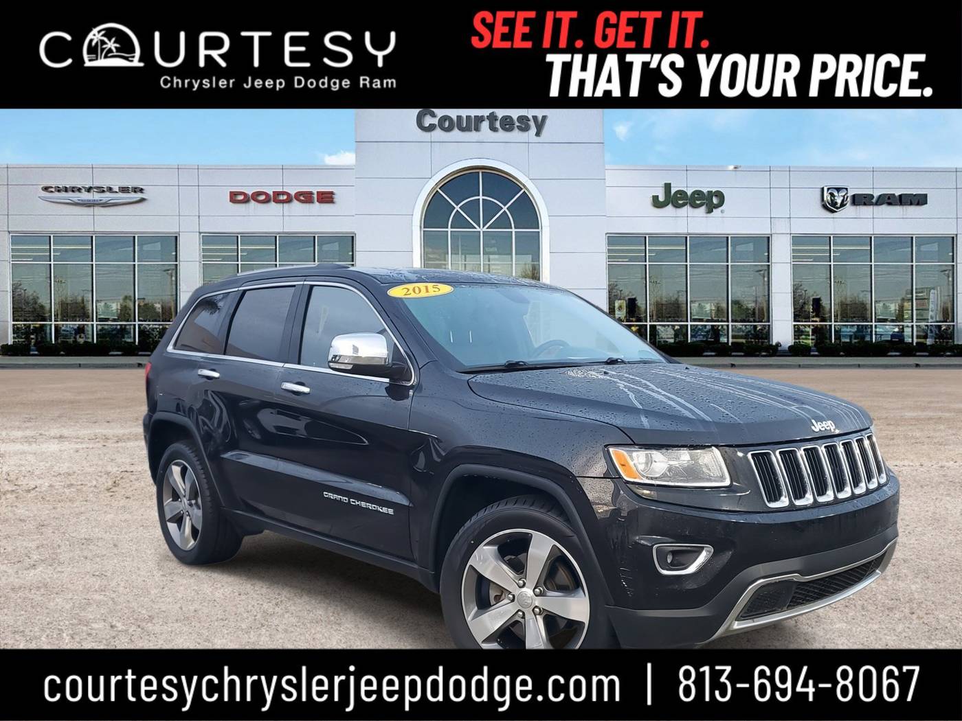 2015 Jeep Grand Cherokee Limited — SUV — 75,402 mi — Tampa, FL
