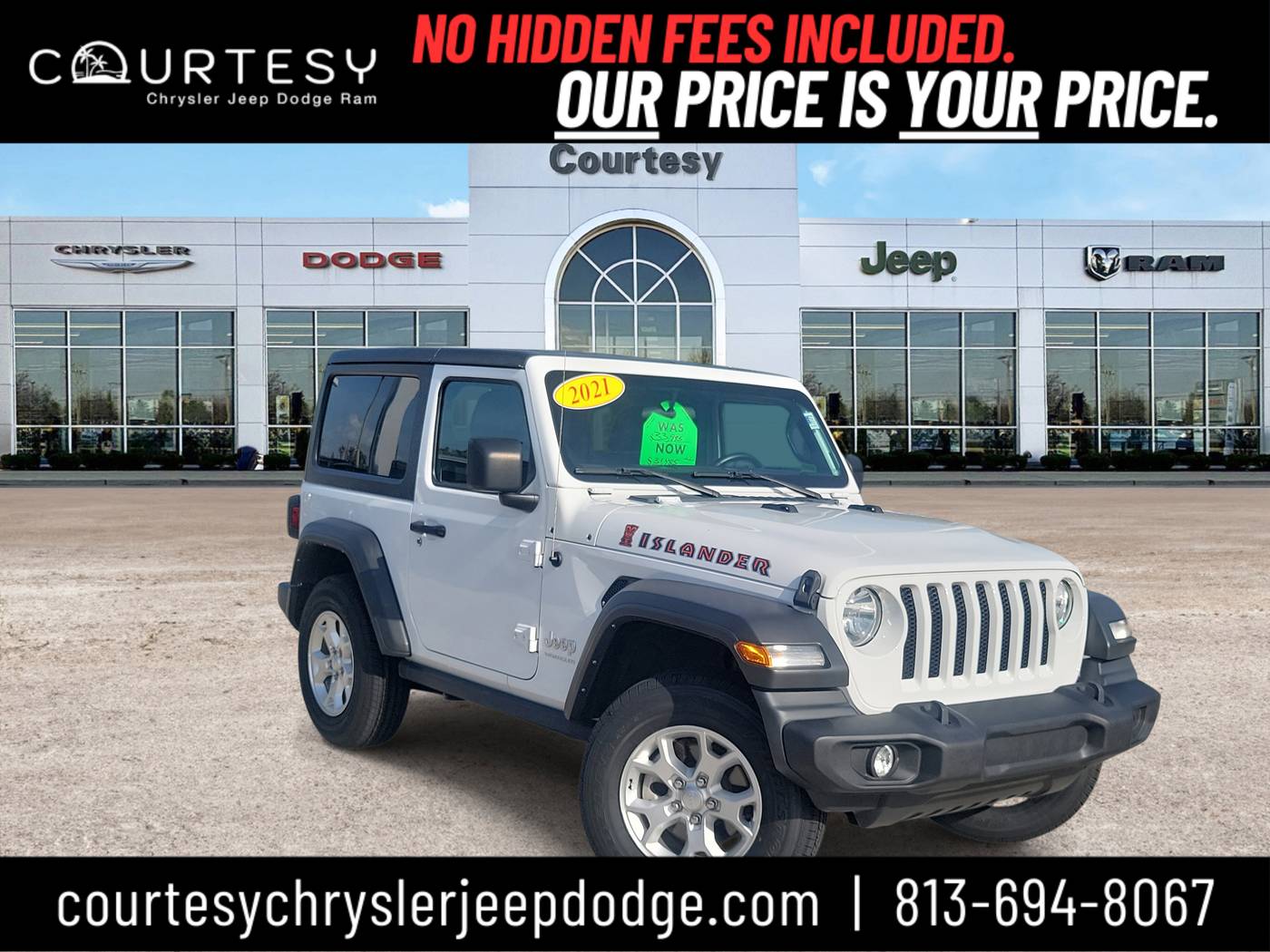 2021 Jeep Wrangler Islander — SUV — 27,527 mi — Tampa, FL