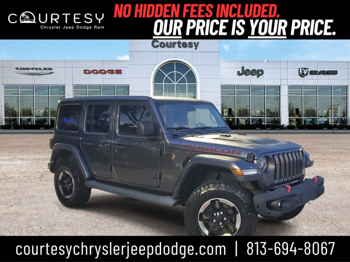 2019 Jeep Wrangler Rubicon — SUV — 63,819 mi — Tampa, FL
