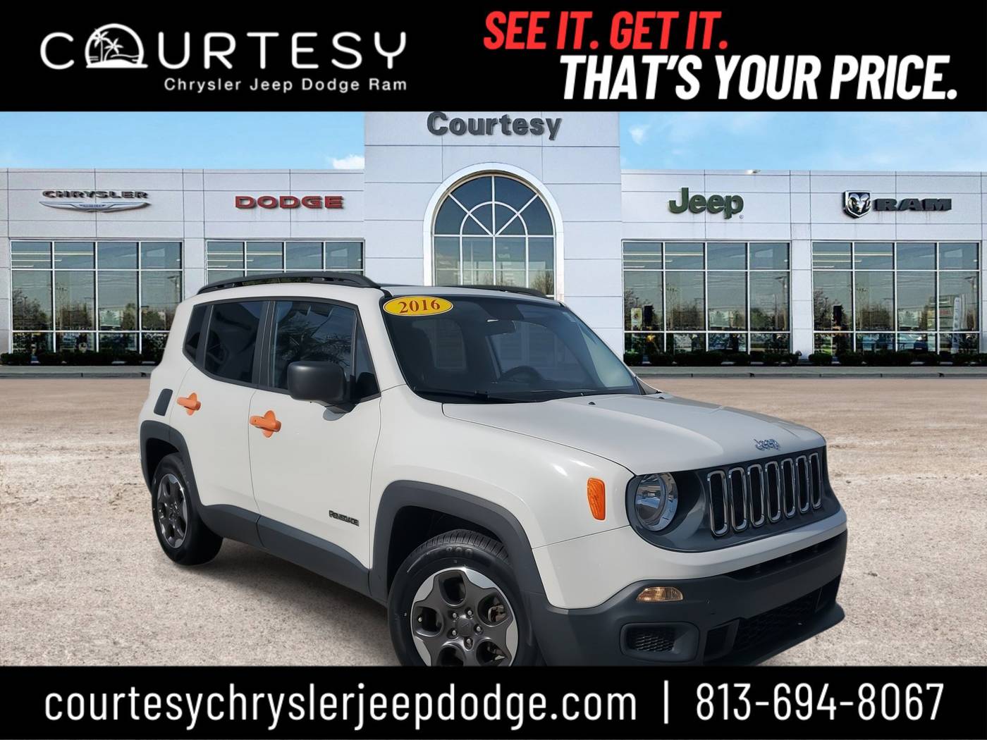 2016 Jeep Renegade Sport — SUV — 45,149 mi — Tampa, FL