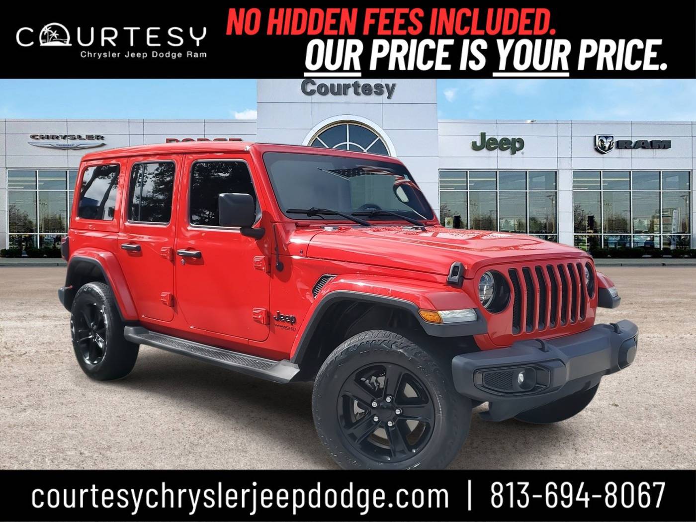 2021 Jeep Wrangler Sahara Altitude — SUV — 61,025 mi — Tampa, FL