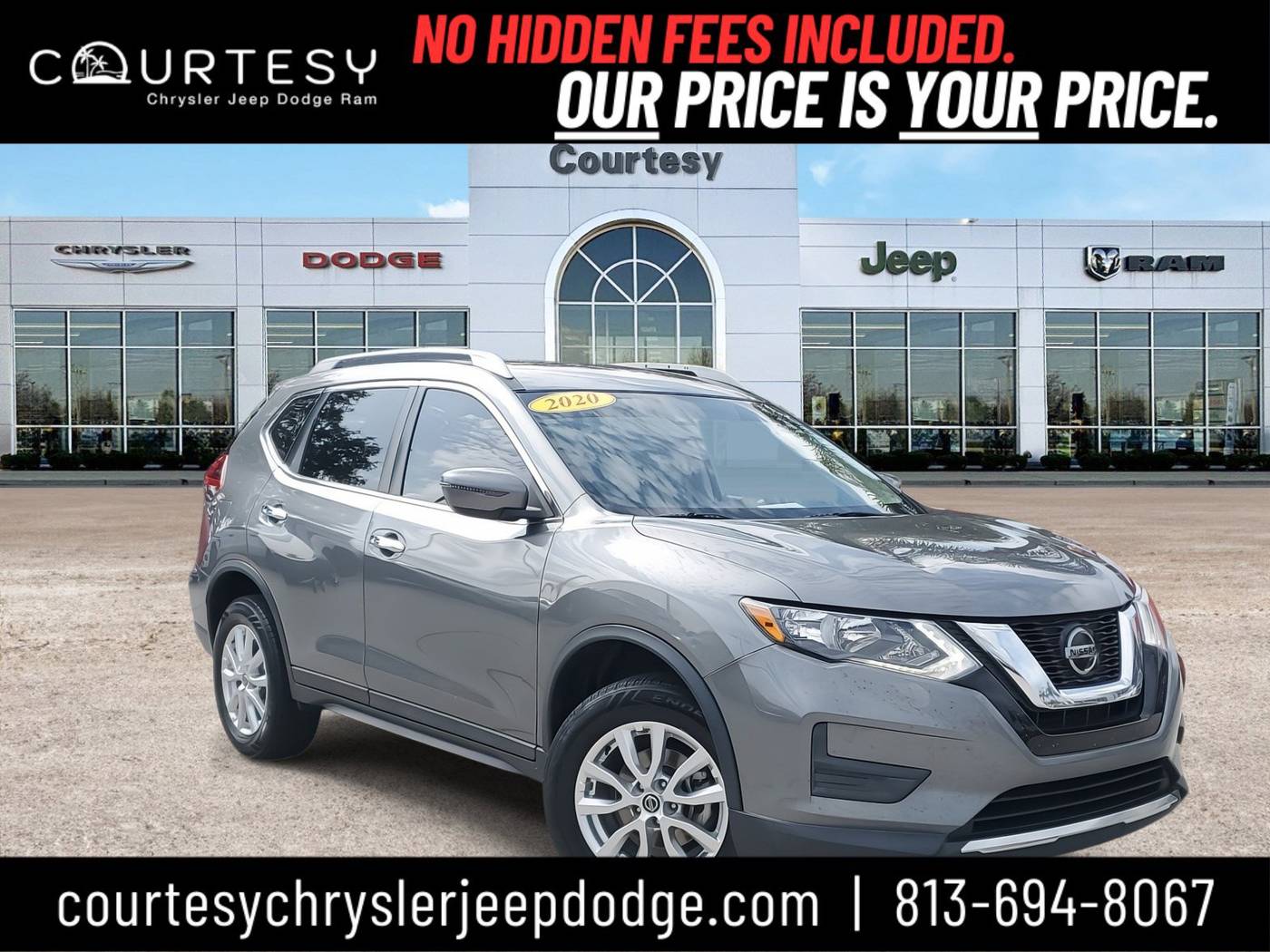 2020 Nissan Rogue SV — SUV — 85,267 mi — Tampa, FL