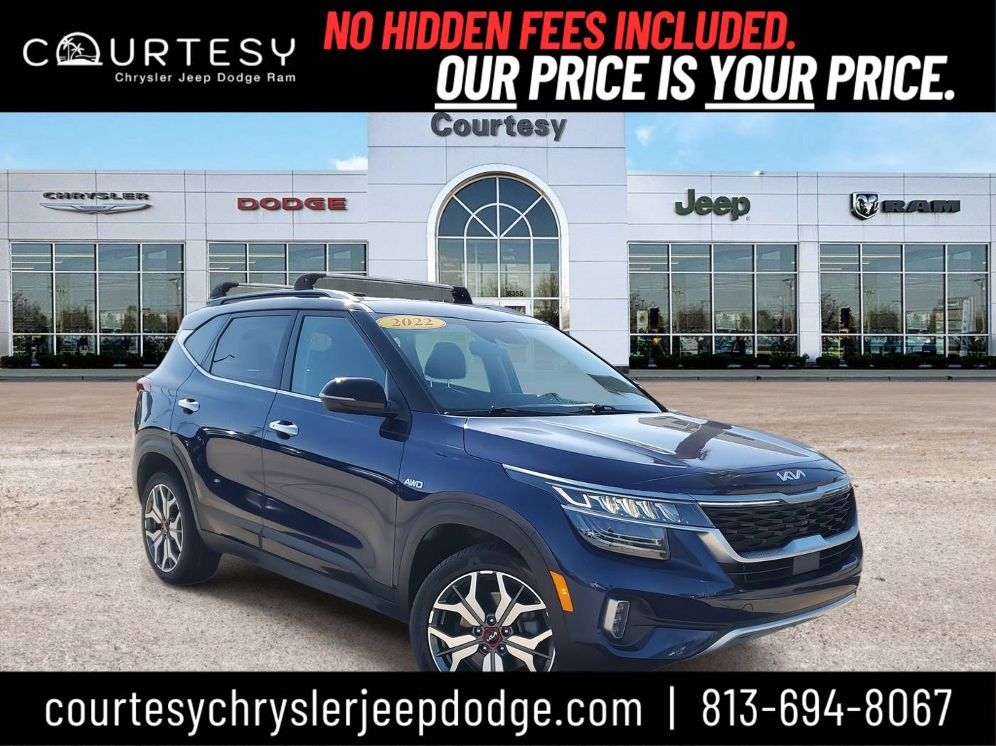 2022 Kia Seltos SX Turbo — SUV — 43,722 mi — Tampa, FL