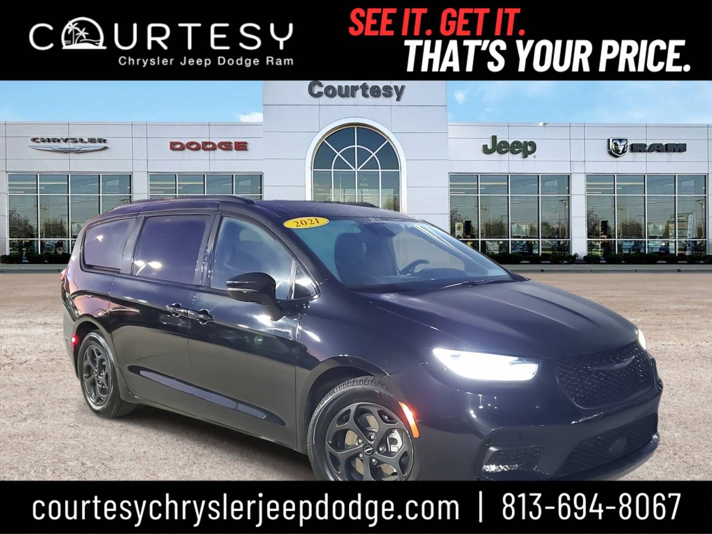 2021 Chrysler Pacifica Hybrid Limited — Minivan — 90,844 mi — Tampa, FL