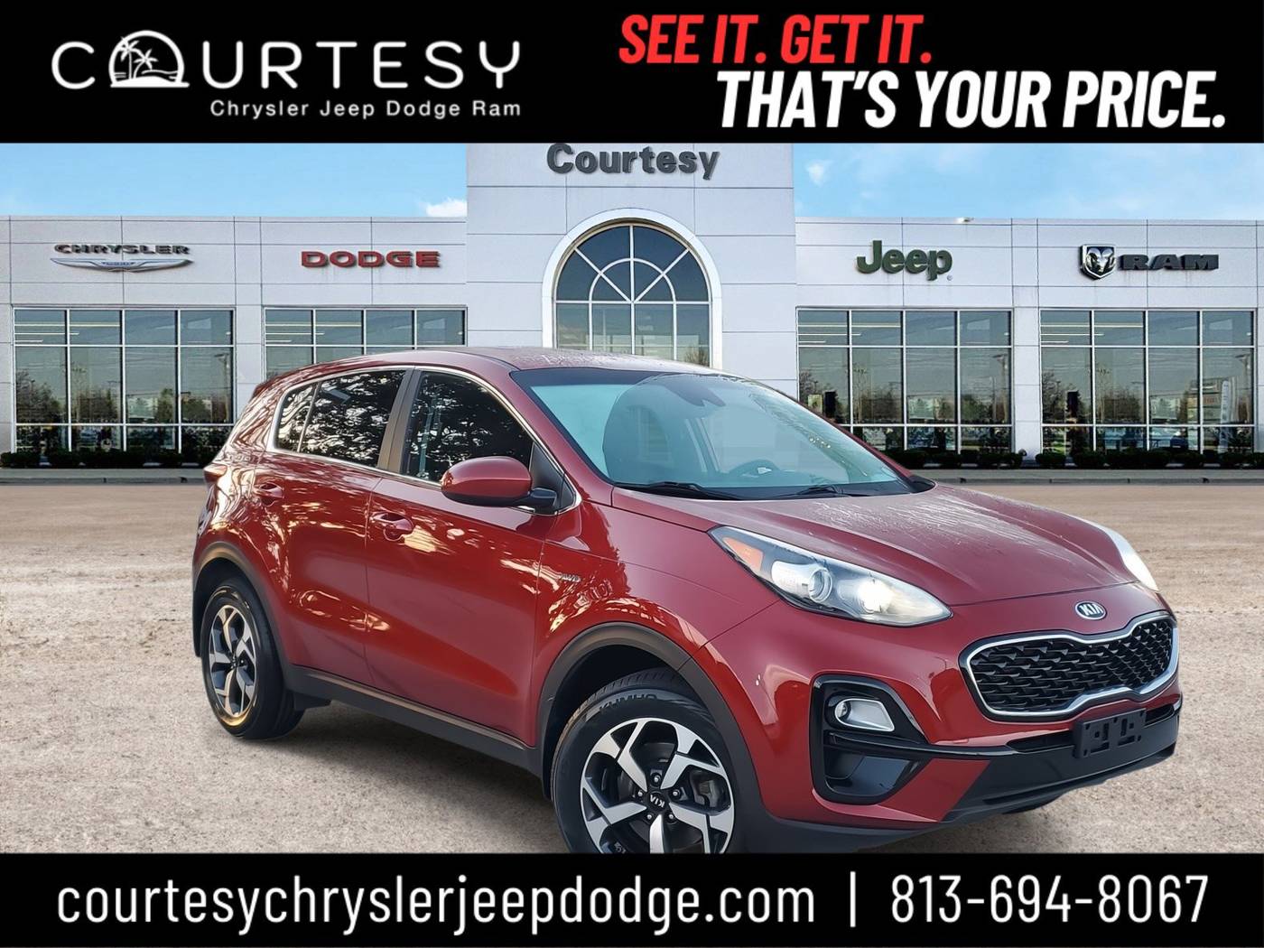 2020 Kia Sportage LX — SUV — 50,932 mi — Tampa, FL