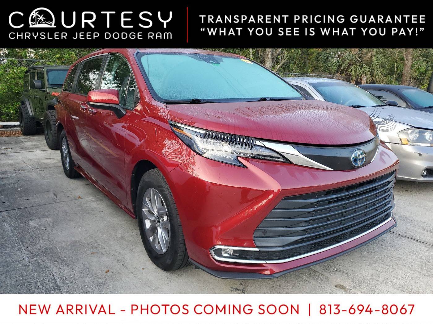 2022 Toyota Sienna XLE — Minivan — 55,019 mi — Tampa, FL