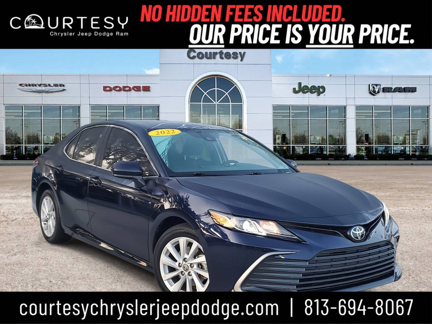 2022 Toyota Camry LE — Sedan — 61,245 mi — Tampa, FL