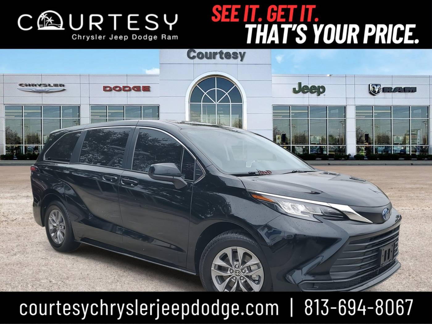 2023 Toyota Sienna LE — Minivan — 50,530 mi — Tampa, FL