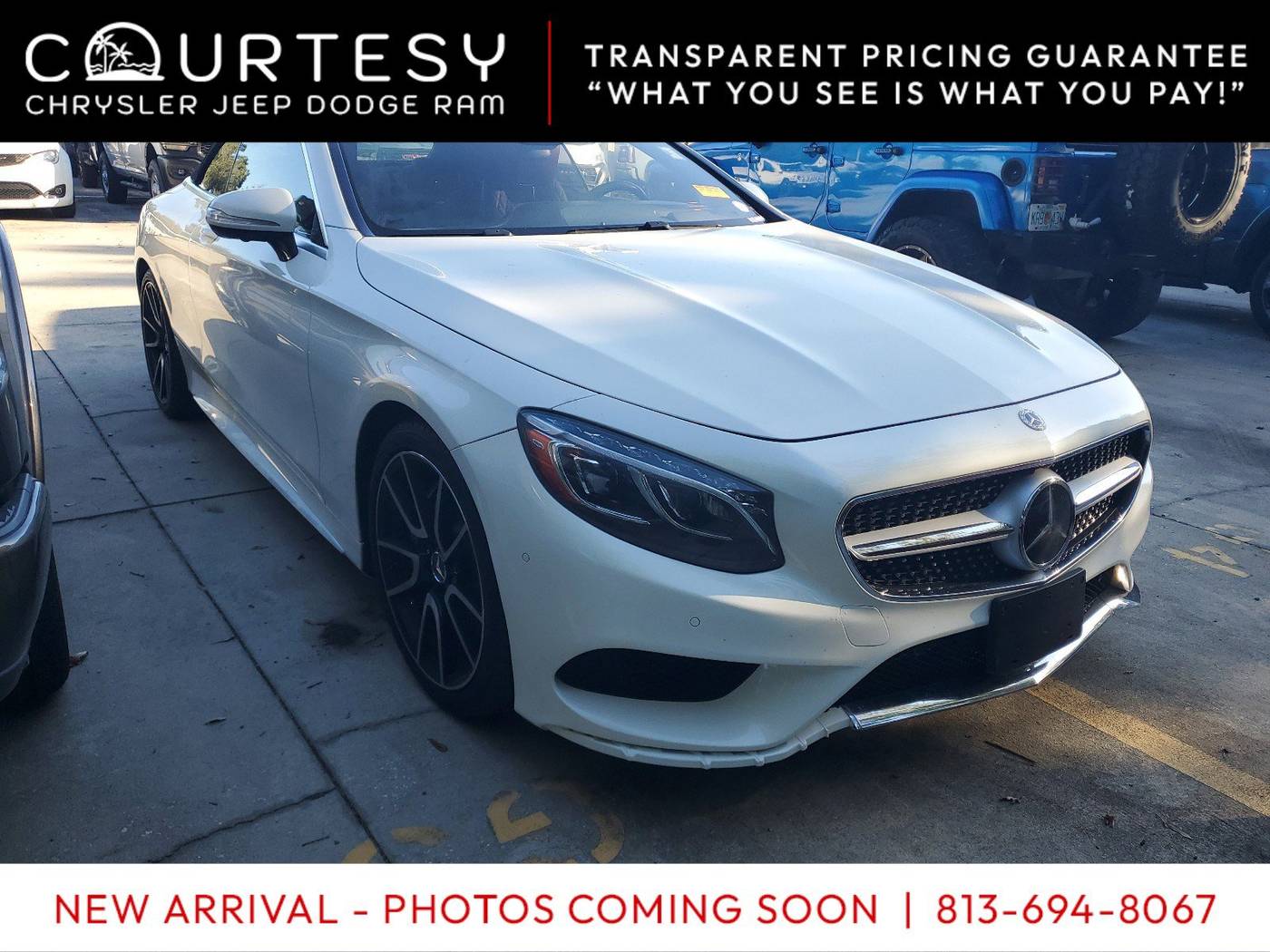 2017 Mercedes-Benz S-Class S 550 — Convertible — 38,445 mi — Tampa, FL
