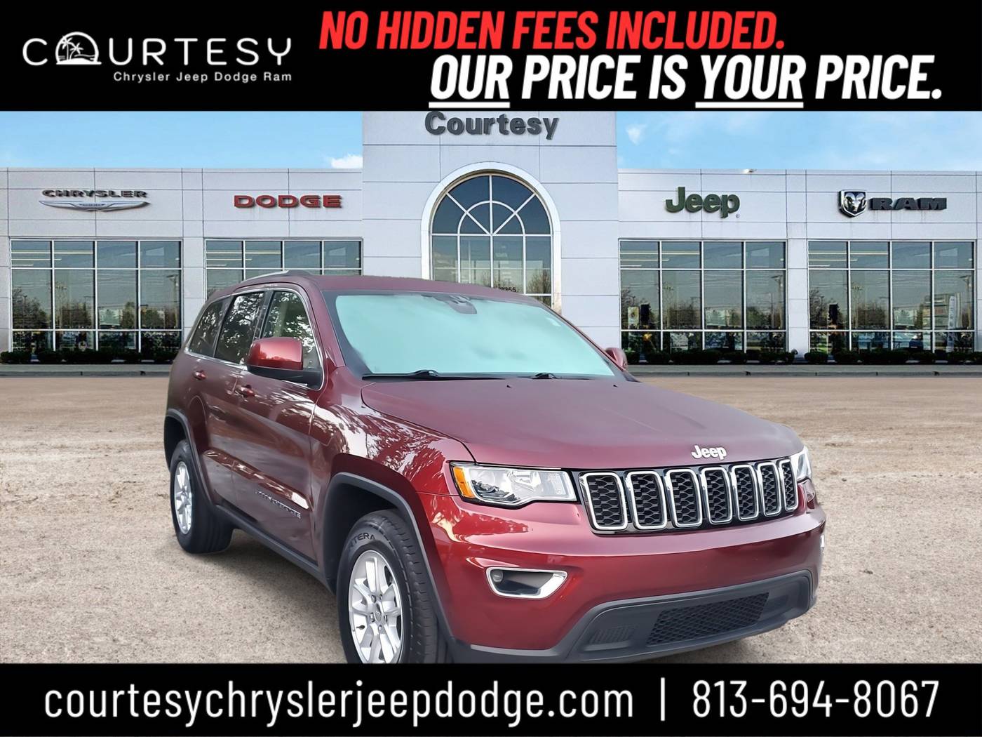 2019 Jeep Grand Cherokee Laredo E — SUV — 57,644 mi — Tampa, FL